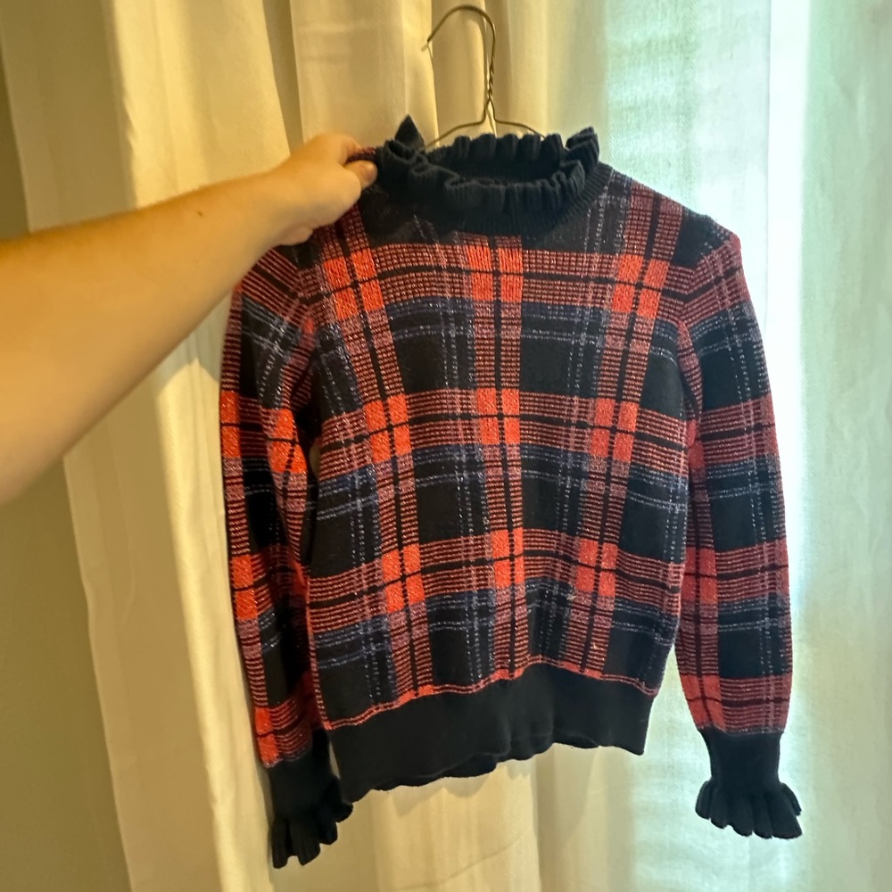 Girls Christmas Crew Cuts Sweater